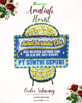Papan Bunga Duka di Serpong