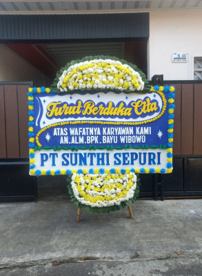 Papan Bunga Duka di Serpong