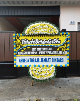 Papan Bunga Duka di Serpong